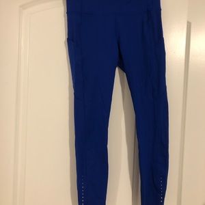 Royal blue tights lululemon